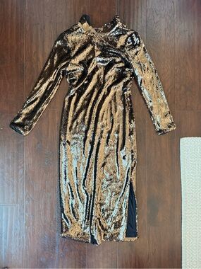 ted baker gold sequin dress | Dresses | Ted Baker Tiloula Size 2 Msrp 325 affordable prom dress